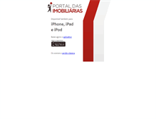 Tablet Screenshot of portaldasimobiliarias.com.br
